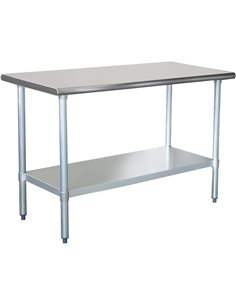 Commercial Stainless Steel Work Table Bottom shelf 1500x700x900mm | Stalwart DA-WT70150G
