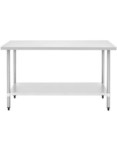 Commercial Stainless Steel Work Table Bottom shelf 1500x700x900mm | Stalwart DA-WT70150G 2
