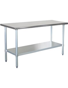 Commercial Stainless Steel Work Table Bottom shelf 1800x700x900mm | Stalwart DA-WT70180G