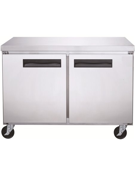 Professional Refrigerated Counter 2 doors Depth 800mm | Stalwart DA-DUC60R