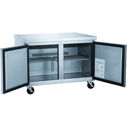 Professional Refrigerated Counter 2 doors Depth 800mm | Stalwart DA-DUC60R