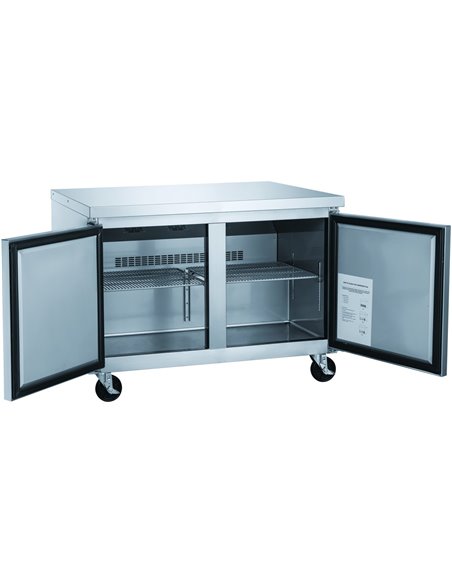 Professional Refrigerated Counter 2 doors Depth 800mm | Stalwart DA-DUC60R