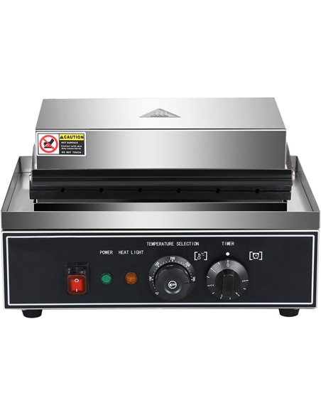 Commercial Corn Dog Waffle Maker 1.6kW 6 waffles Countertop | Stalwart DA-HX119