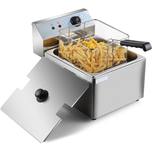 Commercial Fryer Electric 11 litre 3.5kW Countertop | Stalwart DA-HEF11L