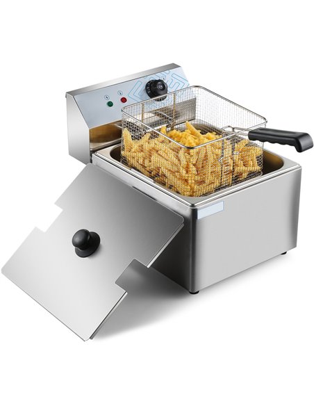 Commercial Fryer Electric 11 litre 3.5kW Countertop | Stalwart DA-HEF11L