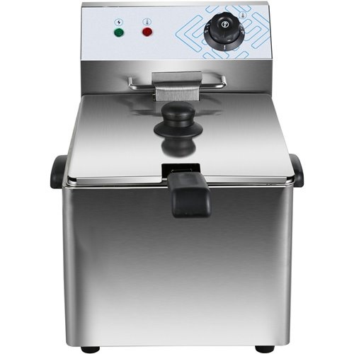 Commercial Fryer Single Electric 8 litre 3.25kW Countertop | Stalwart DA-HEF8L