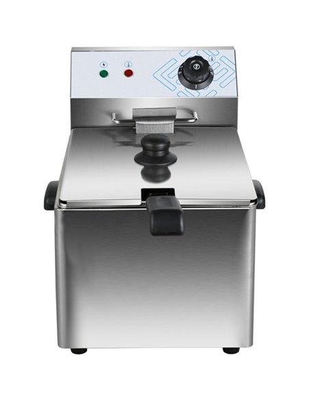 Commercial Fryer Single Electric 8 litre 3.25kW Countertop | Stalwart DA-HEF8L
