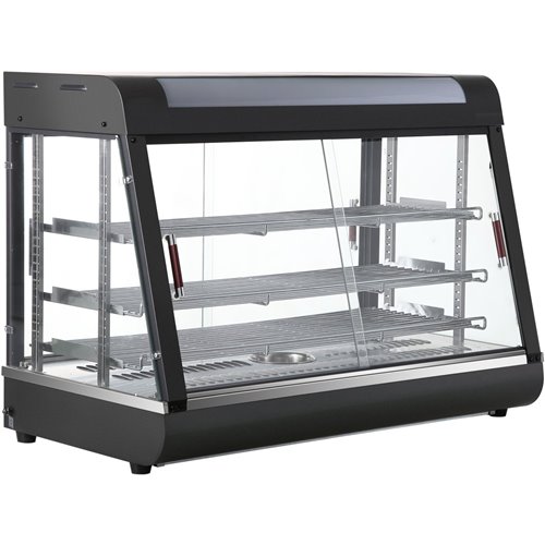 Commercial Heated showcase food warmer 1200mm Width Countertop | Stalwart DA-HW603