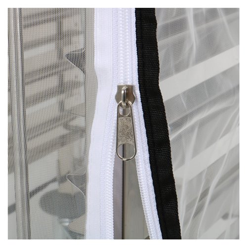 Cover with 2 zippers for Stalwart DA-Trolley RT1115 Plastic | Stalwart DA-RT1115C