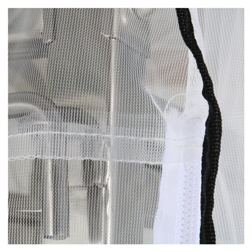 Cover with 2 zippers for Stalwart DA-Trolley RT1115 Plastic | Stalwart DA-RT1115C