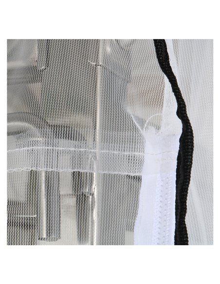Cover with 2 zippers for Stalwart DA-Trolley RT1115 Plastic | Stalwart DA-RT1115C