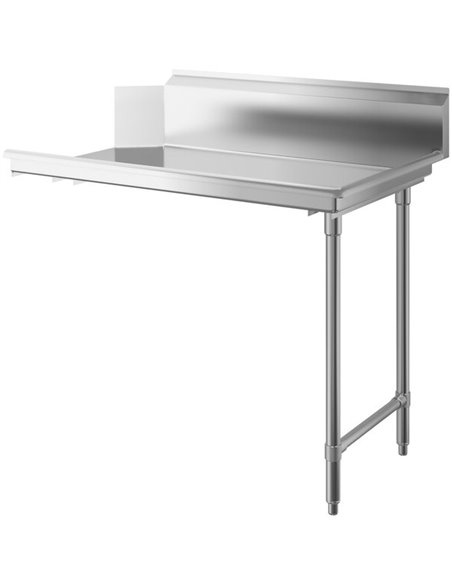 Commercial Stainless steel Pass Through Dishwasher Table Right 914mm Width | Stalwart DA-DCOT3036RIGHT