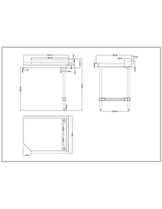 Commercial Stainless steel Pass Through Dishwasher Table Right 914mm Width | Stalwart DA-DCOT3036RIGHT 2