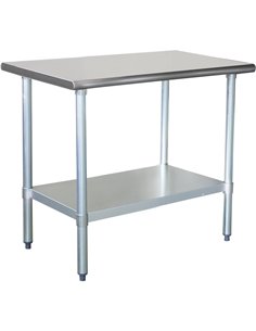 Commercial Stainless Steel Work Table Bottom shelf 700x600x900mm | Stalwart DA-WT6070G