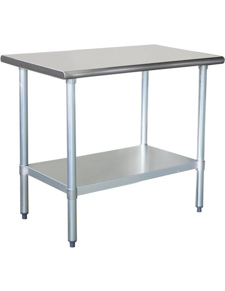 Commercial Stainless Steel Work Table Bottom shelf 700x600x900mm | Stalwart DA-WT6070G