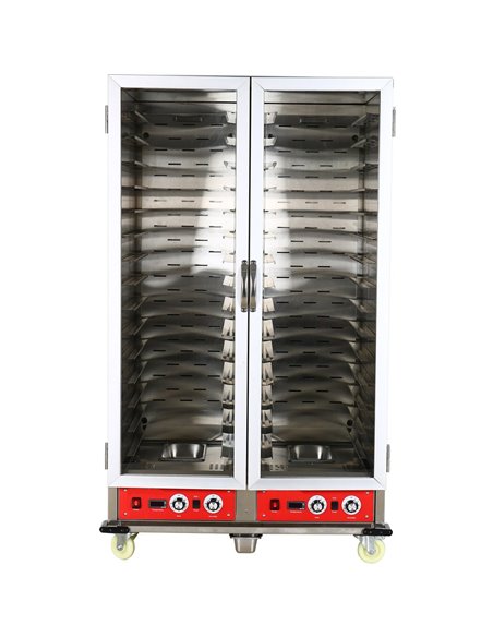 Professional Fermentation, Proofing &amp Holding Cabinet 15 + 15 tier Insulated | Stalwart DA-WHHPC40IS