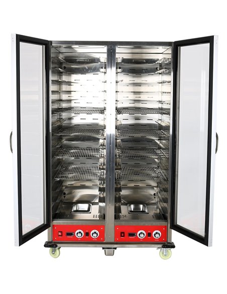 Professional Fermentation, Proofing &amp Holding Cabinet 15 + 15 tier Insulated | Stalwart DA-WHHPC40IS