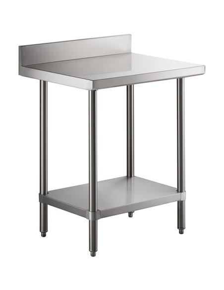 Commercial Stainless Steel Work Table Bottom shelf Upstand 900x600x900mm | Stalwart DA-WT6090GB
