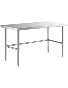 Commercial Stainless Steel Work Table No Bottom shelf 1200x700x900mm | Stalwart DA-WT70120GNU
