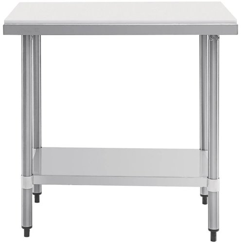 Commercial Stainless Steel Cutting Board Table 700x700x900mm | Stalwart DA-WTC70702G
