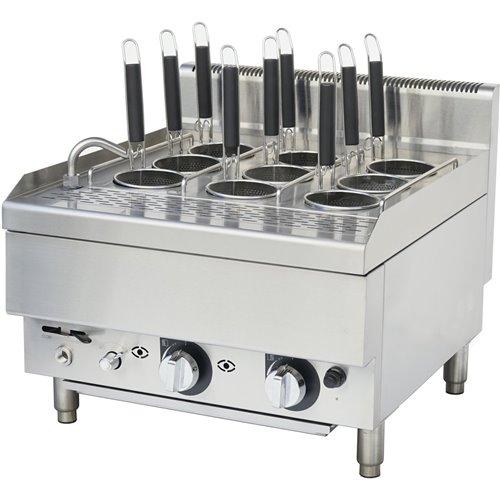 Commercial Gas Pasta boiler 6 baskets 28 litres 8kW Table top | Stalwart DA-6GTRM60 Commercial Gas Pasta boiler 6 baskets 28 litres 8kW Table top | Stalwart DA-6GTRM60