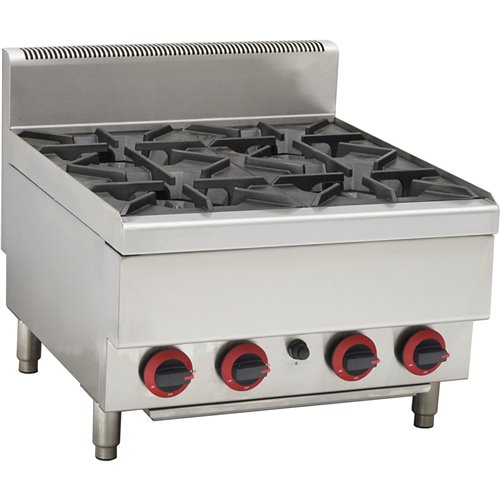 Gas Boiling Top 4 Burners 24kW | Stalwart DA-6GTR4