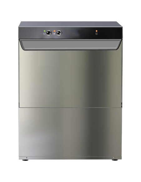 Commercial Glasswasher Premium 350mm basket 30 baskets/hour Rinse Aid dispenser Detergent dispenser & Drain pump 13A | ADX35