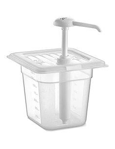 Sauce Pump Dispenser 1x2 litre pump Plastic | Stalwart DA-GDM02