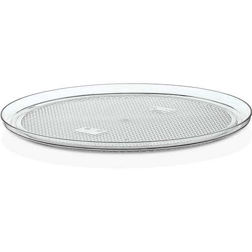 Polycarbonate Tray Round Ø290mm Depth 20mm Clear | Stalwart DA-GFT15