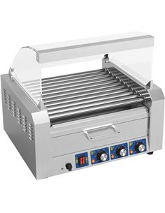Commercial Hot dog Roller grill 11 rollers | Stalwart DA-HDRA11