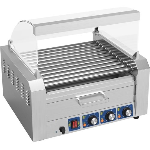 Commercial Hot dog Roller grill 11 rollers | Stalwart DA-HDRA11