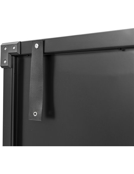 Commercial Storage Cabinet with wheels Black 800x420x1820mm | Stalwart DA-DL10