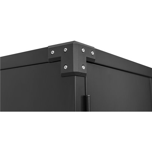 Commercial Storage Cabinet with wheels Black 800x420x1820mm | Stalwart DA-DL10
