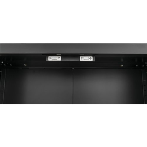 Commercial Storage Cabinet with wheels Black 800x420x1820mm | Stalwart DA-DL10
