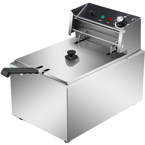 Commercial Fryer Single Electric 10 litre 2.8kW Countertop | Stalwart DA-HEF88