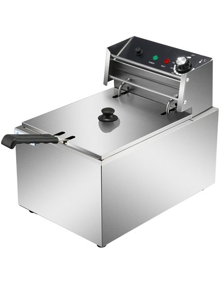 Commercial Fryer Single Electric 10 litre 2.8kW Countertop | Stalwart DA-HEF88