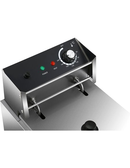 Commercial Fryer Single Electric 10 litre 2.8kW Countertop | Stalwart DA-HEF88