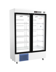 Medical Refrigerator Upright Double Glass door 10 Shelf | Stalwart DA-BPR5V628
