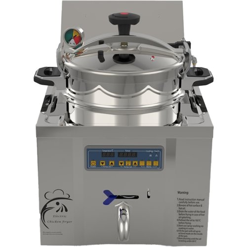 Commercial Pressure Fryer 22 litres 3.5kW Countertop | Stalwart DA-MDXZ22