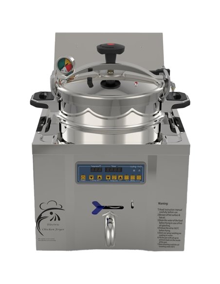 Commercial Pressure Fryer 22 litres 3.5kW Countertop | Stalwart DA-MDXZ22