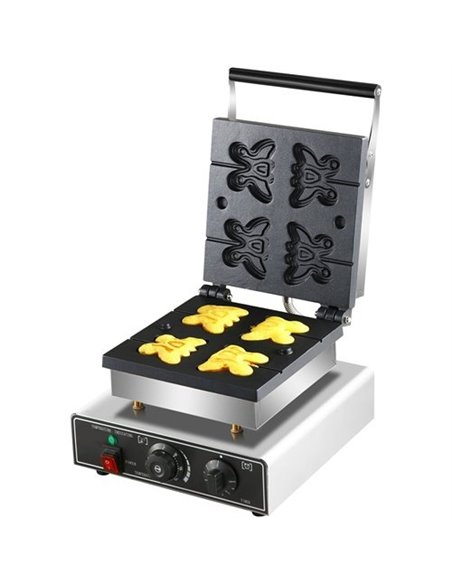 Commercial Butterfly Shaped Mini Pancake maker / Muffin maker | Stalwart DA-HX2211