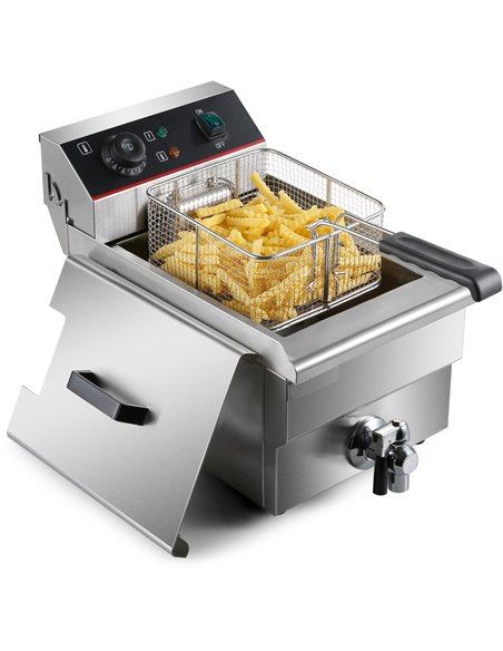 Commercial Fryer Single Electric 12 litre 3.25kW Countertop | Stalwart DA-HEF12L