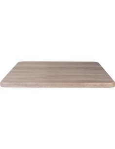 Seamless Square Table Top Grey Wood 24x24" | Stalwart DA-TT2424GREYWOOD 2