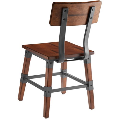 Rustic Style Dining Chair Antique Walnut | Stalwart DA-GSW0236