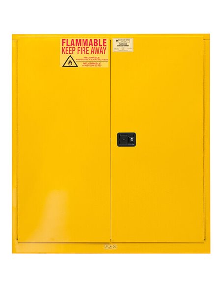 45 gallon / 200Lt Flammable Safety COSHH Cabinet 1090x460x1650mm | Stalwart DA-MB45GSC