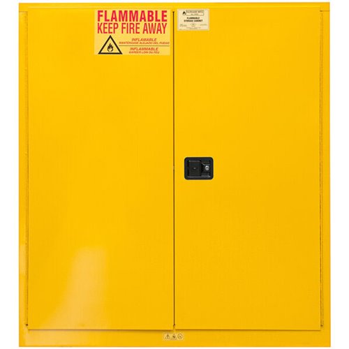 90 Gallon / 400 Litre Flammable Safety COSHH Cabinet 1090x860x1650mm | Stalwart DA-MB90GSC