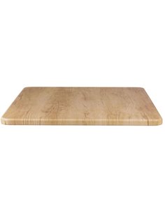 Seamless Square Table Top Maple Wood 24x24" | Stalwart DA-TT2424MAPLEWOOD 2