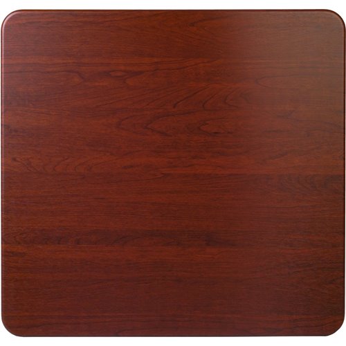 Seamless Square Table Top Mahogany Wood 24x24" | Stalwart DA-TT2424MAHOGANYWOOD
