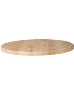 Seamless Round Table Top Maple Wood 30" | Stalwart DA-TT30RMAPLEWOOD 2