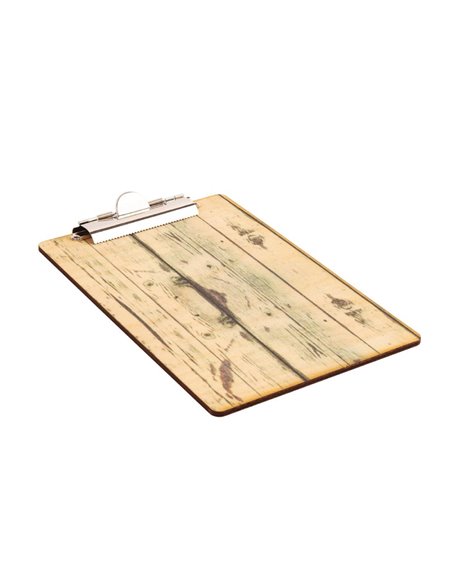 Wood Effect A4 Menu Presentation Clipboard